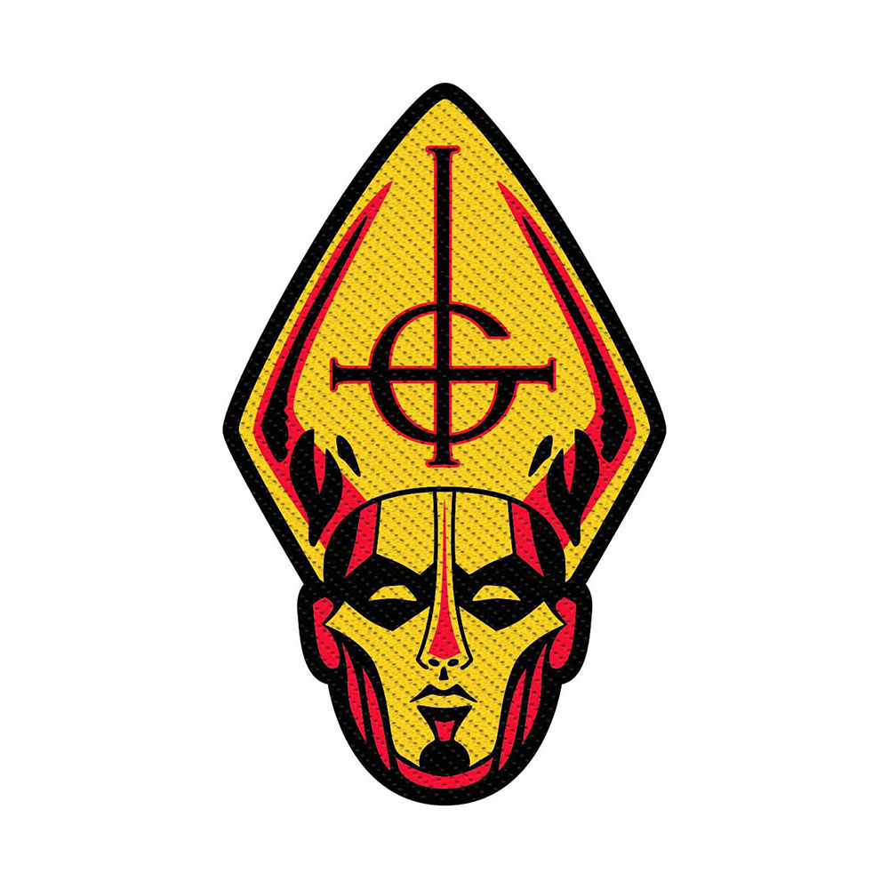 Ghost Woven Patch[Papal Head]